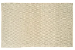 Tapis tricot Alaska écru L.150 x l.100 cm