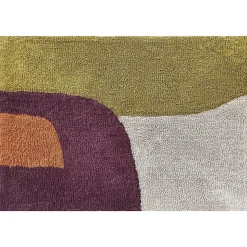 Tapis tufté formes géométriques violet L.90 x l.60 cm Ornami