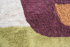 Tapis tufté formes géométriques violet L.90 x l.60 cm Ornami