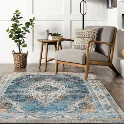 TAPIS TUTUMI DESIGN 2 180X260 BLUE