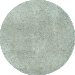 Tapis uni antidérapant lavable Vert - 200 cm Ronde - RELAX