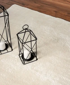 Tapis uni antidérapant lavable Beige - 60 x 110 cm - RELAX