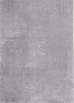 Tapis uni antidérapant lavable Gris - 120 x 160 cm - RELAX