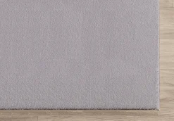 Tapis uni antidérapant lavable Gris - 120 x 160 cm - RELAX
