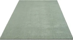 Tapis uni antidérapant lavable Vert - 120 x 160 cm - RELAX