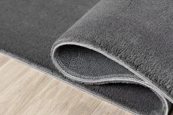 Tapis uni antidérapant lavable Anthracite - 300 x 400 cm - RELAX