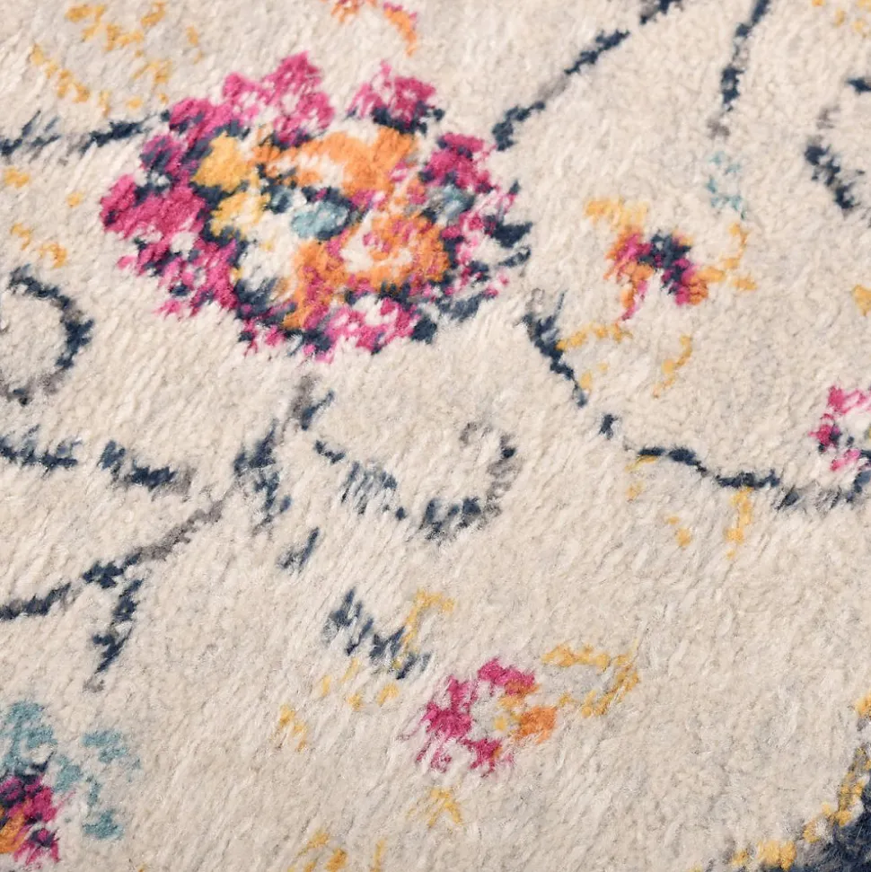Tapis Vintage Oriental - LYN3 MED Couleurs vives, Orange, rose, bleu