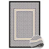 Tapis vinyl pour le salon Tulup 140x210 cm Facile d'entretien Tresse géométrique