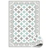 Tapis vinyle Tulup 80x120 cm Facile d'entretien Carreaux portugais
