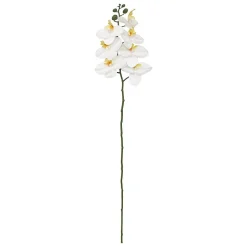 Tige d'orchidée artificielle Gisele H95cm- Blanc- Atmosphera