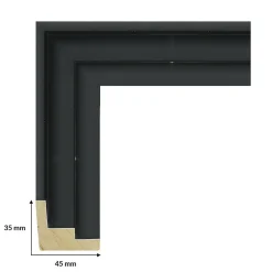 Tirage encadré sur aluminium fantasciarra 90x90 cm Fabriqué en France