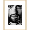 Tirage sous-verre encadré passengers 50x70 cm Fabriqué en France
