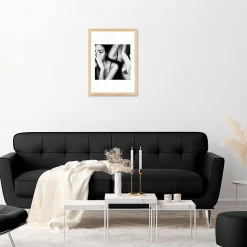 Tirage sous-verre encadré unsuited 50x70 cm Fabriqué en France