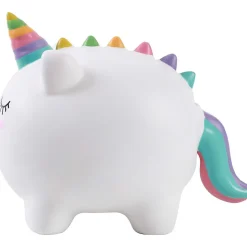 Tirelire animal en plastique Licorne