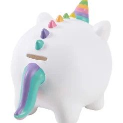 Tirelire animal en plastique Licorne