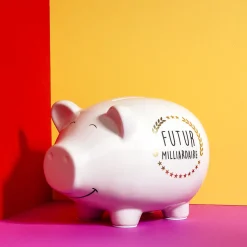 Tirelire cochon XXL Futur milliardaire