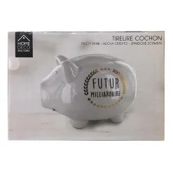 Tirelire cochon XXL Futur milliardaire