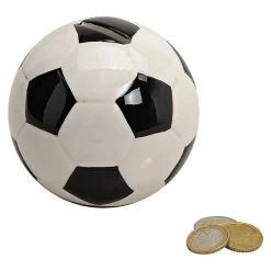 Tirelire en céramique ballon de foot