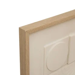 Toile 3D Catalina blanc 60x60cm - Atmosphera