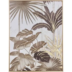 Toile 3D Shirley vert Kaki 60x80cm - Atmosphera