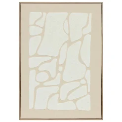 Toile 3D Ziad beige 50x70cm - Atmosphera