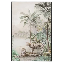 Toile imprimée Alyssa - bois - 60x90 cm - Atmosphera
