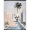 Toile imprimée Anne - bois - 58x78 cm - Atmosphera