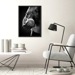 Toile imprimée Ball montée sur châssis bois en pin 50x70 cm