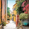 Toile imprimée Canvas Ruelle Provence montée sur châssis bois en pin 60x80 cm