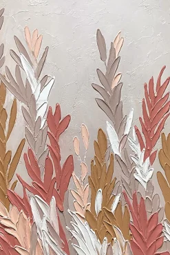 Toile imprimée 3d Dada Art l.60 x H.90 cm taupe