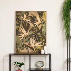 Toile imprimée Daphne - bois - 58x78 cm - Atmosphera