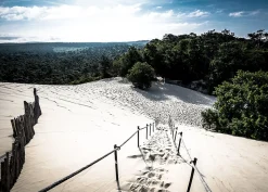 Toile imprimée la dune du Pilat Dada Art montée sur châssis bois en pin 100x140 cm