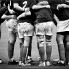 Toile imprimée Rugby montée sur châssis bois en pin 60x80 cm