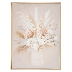 Toile Tida - bois - 50x70 cm - Atmosphera