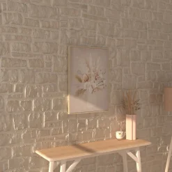 Toile Tida - bois - 50x70 cm - Atmosphera