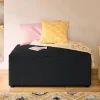 Topaze - pouf - en velours texturé - Best Mobilier