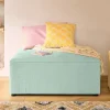 Topaze - pouf - en velours texturé - Best Mobilier