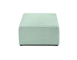 Topaze - pouf - en velours texturé - Best Mobilier