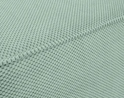 Topaze - pouf - en velours texturé - Best Mobilier