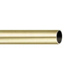 Tringle à rideau métal diamètre 20 mm (150 cm - Doré Vieilli)