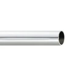 Tringle à rideau métal diamètre 20 mm (200 cm - Argent)