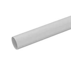 Tringle à rideau Anafi métal blanc mat Ø28 x L.150cm GoodHome