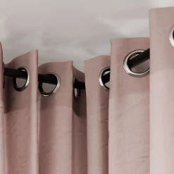 Tringle à rideau coudée Araxos métal noir Ø19mm GoodHome