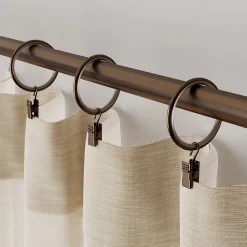 Tringle à rideau Kozani métal effet bronze cuivré Ø19 x L.150cm GoodHome