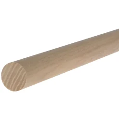 Tringle à rideau Symi bois effet chêne beige Ø28 x L.200 GoodHome
