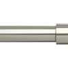 Tringle à rideaux en métal nickel Cappa Longueur réglable de 168 à 305 cm