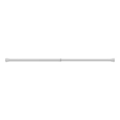 Tringle à rideaux extensible Anafi GoodHome mat blanc L.90/120cm