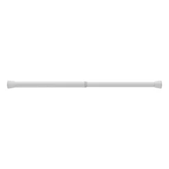 Tringle à rideaux extensible Anafi GoodHome blanc mat L.60/90cm