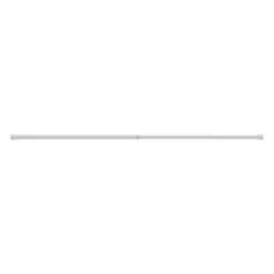 Tringle à rideaux extensible Anafi GoodHome blanc mat L.120/210cm