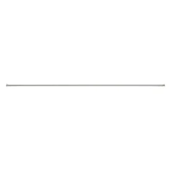 Tringle à rideaux extensible Athens GoodHome effet nickel gris satin L.200/330cm